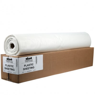 TM Poly 20 X 100 Clear 5.2 mil Polyethylene Plastic Sheeting 3 Rolls TM Poly 20 X 100 Clear 5.2 mil Polyethylene Plastic Sheeting 3 Rolls